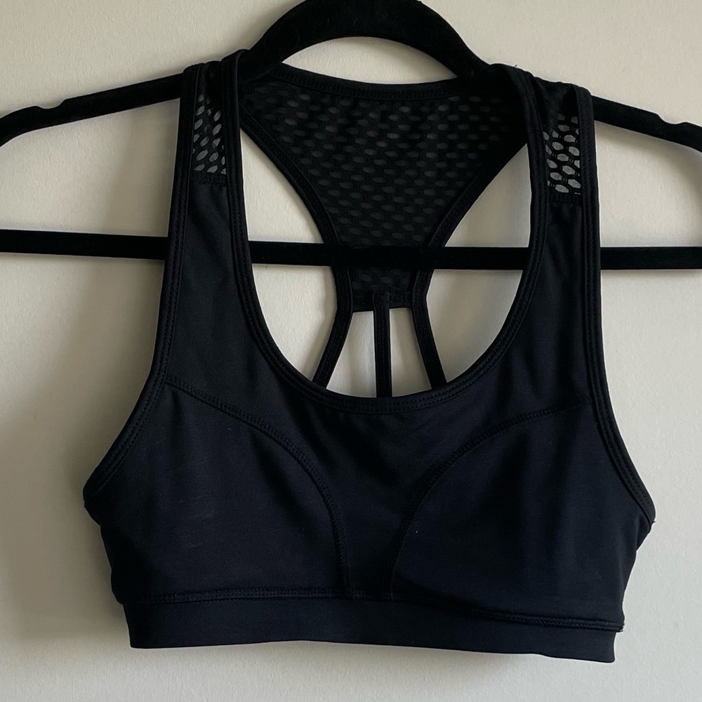 Black Sports bra